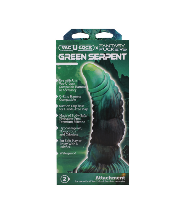 Doc Johnson Fantasy Fuckers - Groene Slang - Groen