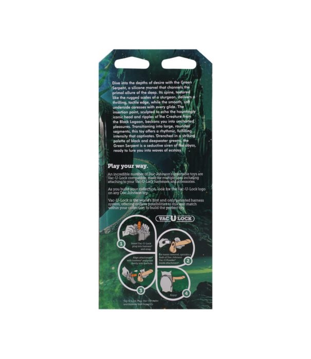 Doc Johnson Fantasy Fuckers - Groene Slang - Groen