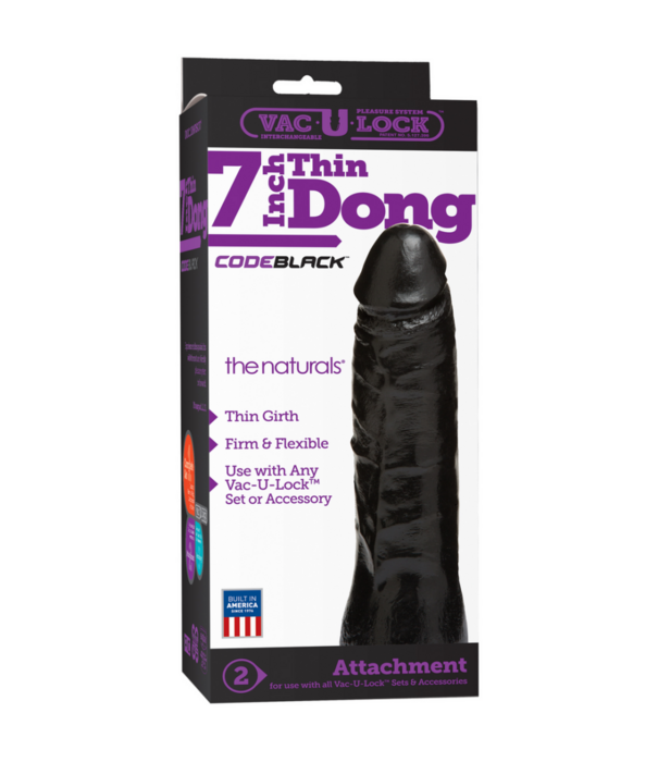 Doc Johnson CodeBlack - Dun Dildo - 7 / 18 cm