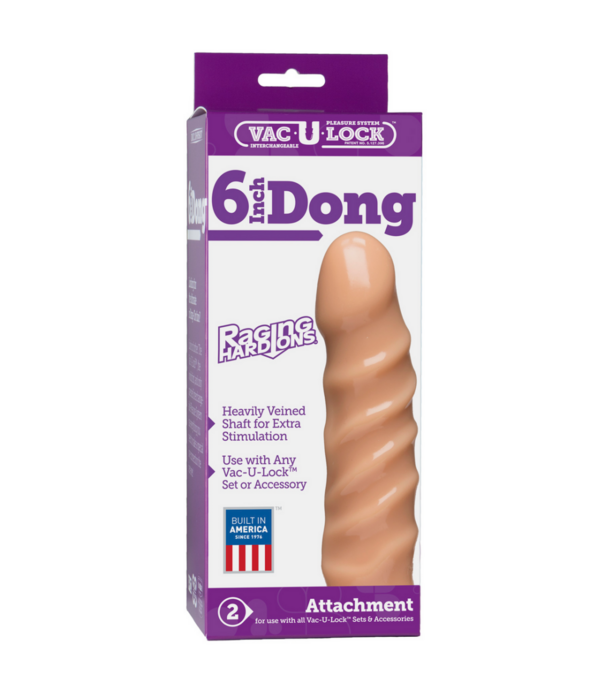 Doc Johnson CodeBlack - Raging Hard Dildo - 6 / 15 cm