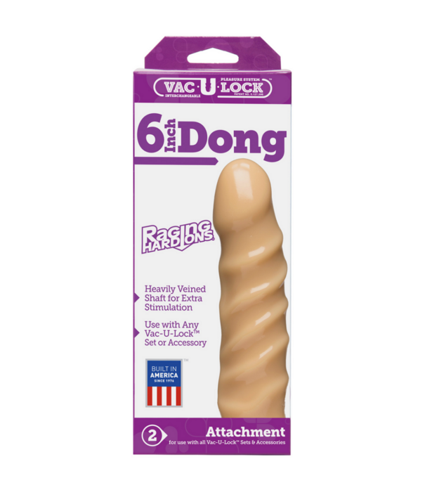 Doc Johnson CodeBlack - Raging Hard Dildo - 6 / 15 cm