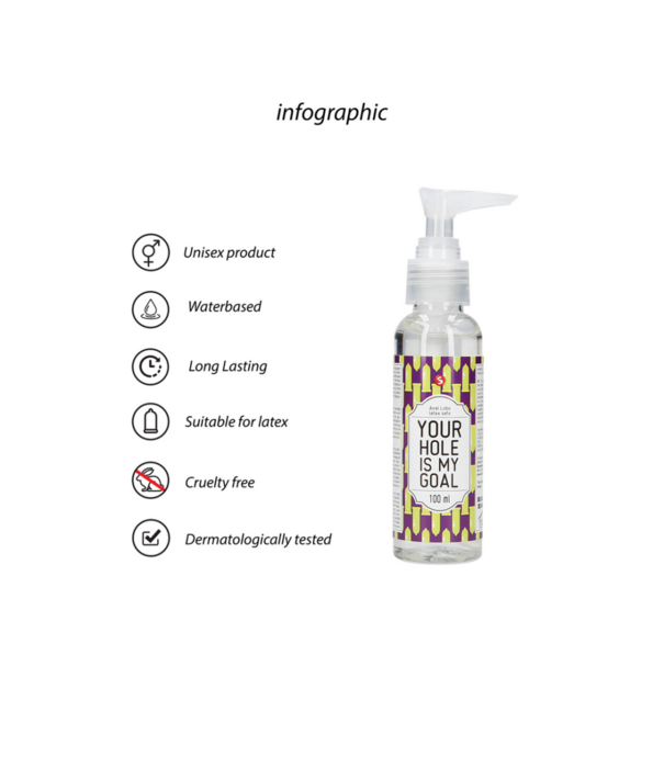 S-Line by Shots Your Hole Is My Goal - Anale Glijmiddel - 3 fl oz / 100 ml