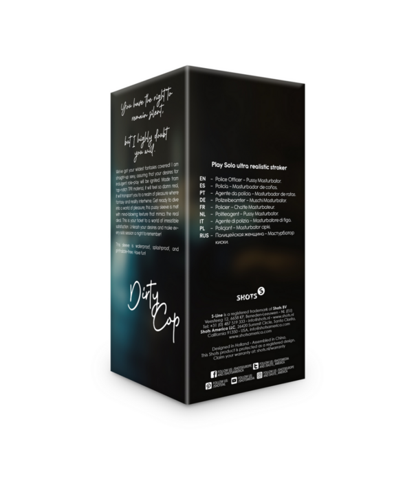 S-Line by Shots Politieagent - Pussy Masturbator - Flesh