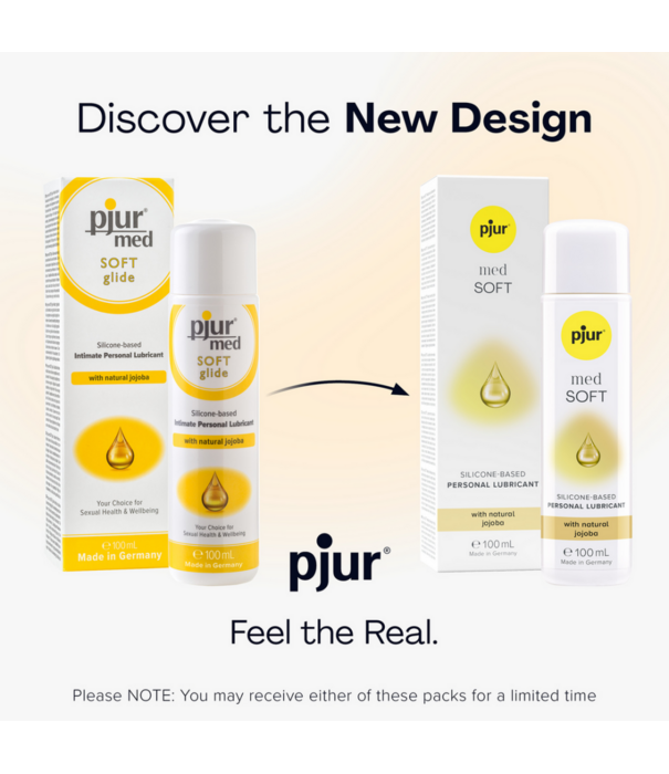 Pjur Med Soft - Siliconebased Lubricant with Natural Jojoba - 3.4 fl oz / 100 ml