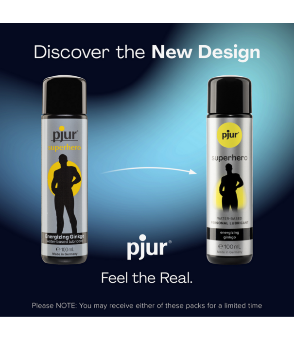 Pjur Superhero - Energizing Waterbased Lubricant for Men - 1 fl oz / 30 ml