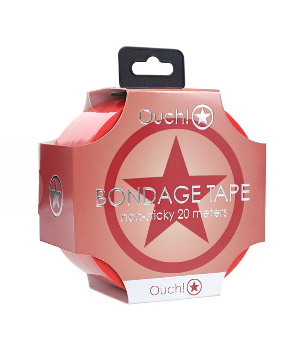 Ouch! by Shots PVC Niet-Plakband - 20 m - Rood