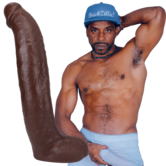 Brickzilla - Realistische ULTRASKYN Dildo - 13 / 33 cm - Chocolade