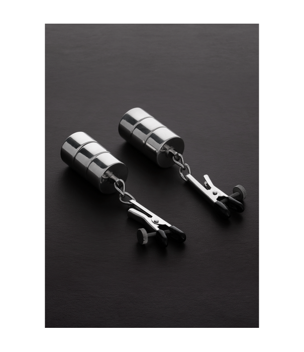 Steel by Shots Verstelbare Tepelknijpers + Verwisselbare Gewichten - 2 Stuks