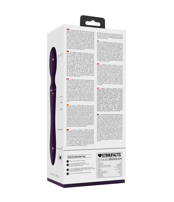 VIVE by Shots Enora - Wand  Vibrator - Paars