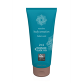 2 in 1 Massage en Glide Gel - Amber - 7 fl oz / 200 ml