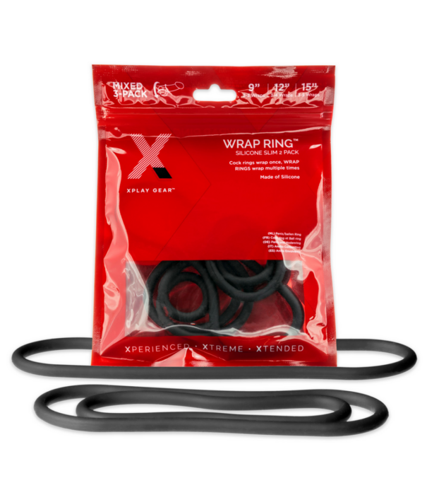 PerfectFitBrand Slim Wrap Ring - Cockring 3-Pack - 3 Stukken