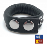 Verstelbare Leren Ballstretcher 70 gr - Zwart