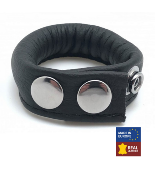 Verstelbare Leren Ballstretcher 70 gr - Zwart