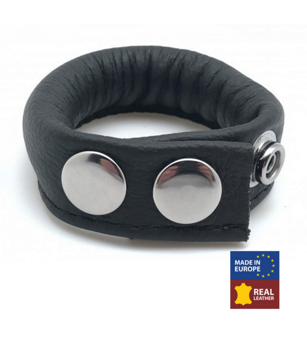 Red Leather Verstelbare Leren Ballstretcher 70 gr - Zwart