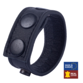 Cocky - Verstelbare Leren Cockring - Zwart