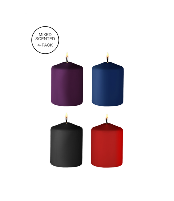 Ouch! by Shots Tease Candles - Mix - 4 Stuks - Multicolor