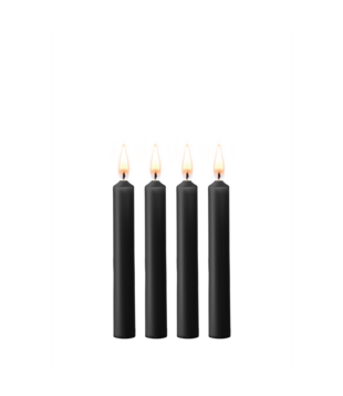 Plagen Waskaarsen - 4 Stuks - Zwart