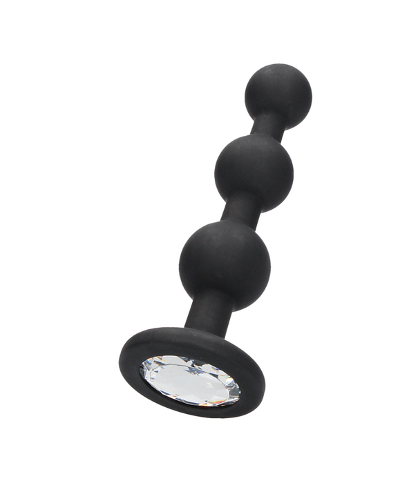 Ouch! by Shots Silicone Beaded Diamond Buttplug