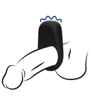Vibrerende Cockring - Dropzwart
