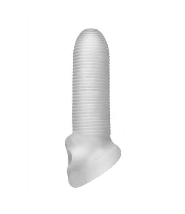 PerfectFitBrand Fat Boy Micro Ribbed Sheath - Dildo - 6 / 14 cm