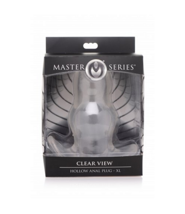 Duidelijk zicht - Holle Anale Plug - Extra Groot