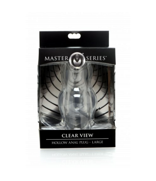 Duidelijk Zicht - Holle Anale Plug - Groot