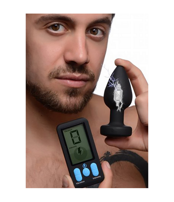 E-Stim Pro - Siliconen Vibrerende Anale Plug + Afstandsbediening