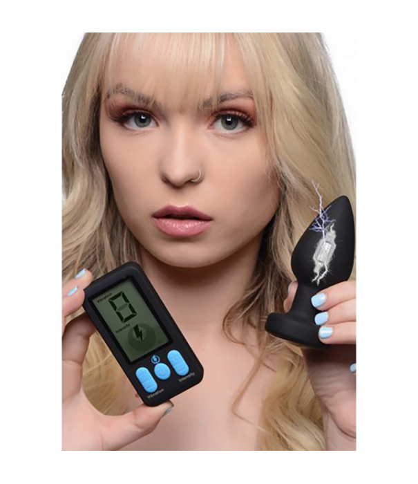 E-Stim Pro - Siliconen Vibrerende Anale Plug + Afstandsbediening