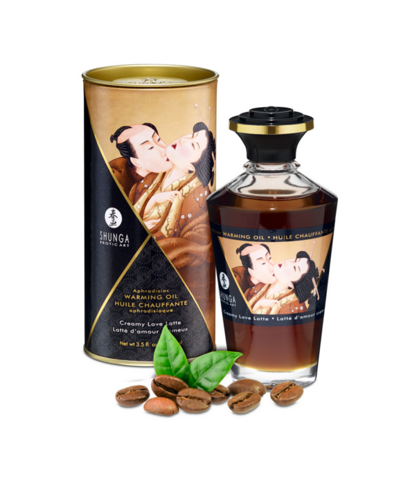 Shunga Aphrodisia Olie - Romige Love Latte - 3.5 fl oz / 100 ml
