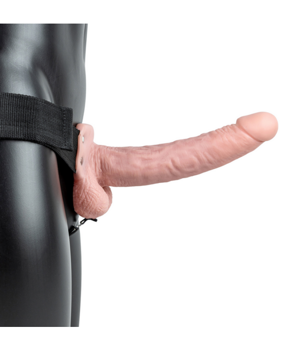 RealRock by Shots Holle Strap-On met Ballen - 9 / 23 cm