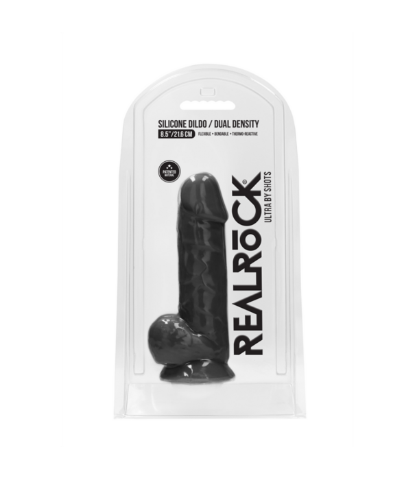 RealRock by Shots Siliconen Dildo met Ballen - 9 / 21,6 cm