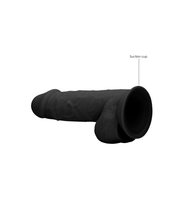 RealRock by Shots Siliconen Dildo met Ballen - 9 / 21,6 cm