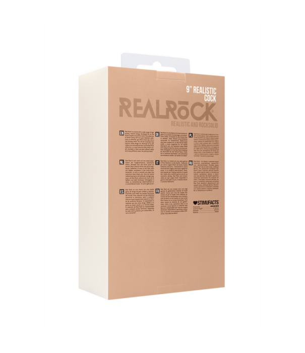 RealRock by Shots Realistische Cock met Scrotum - 9 / 23 cm