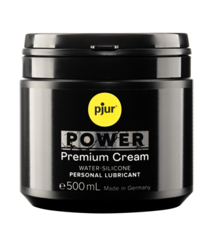 Power - Premium Cream Waterbased Lubricant - 17 fl oz / 500 ml