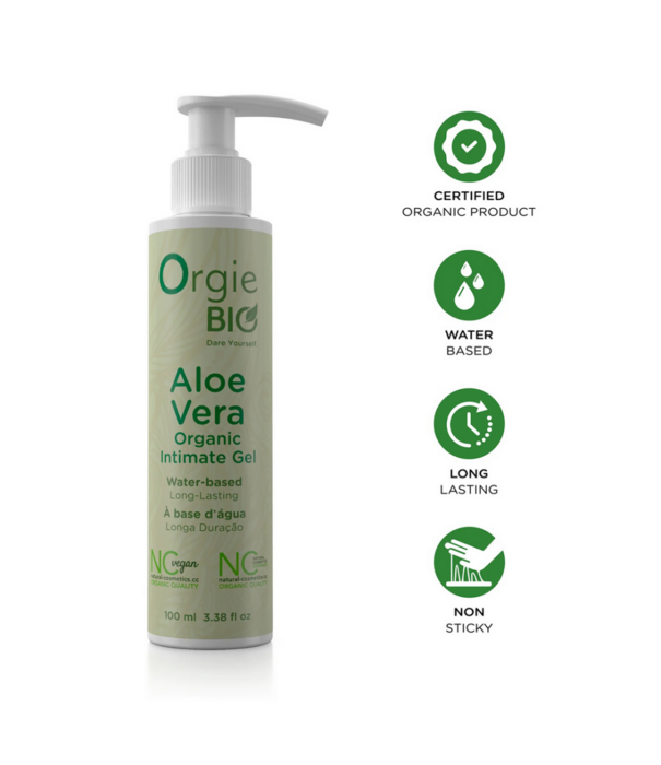 Orgie Bio Aloe Vera - Intiem Gel - 3 fl oz / 100 ml