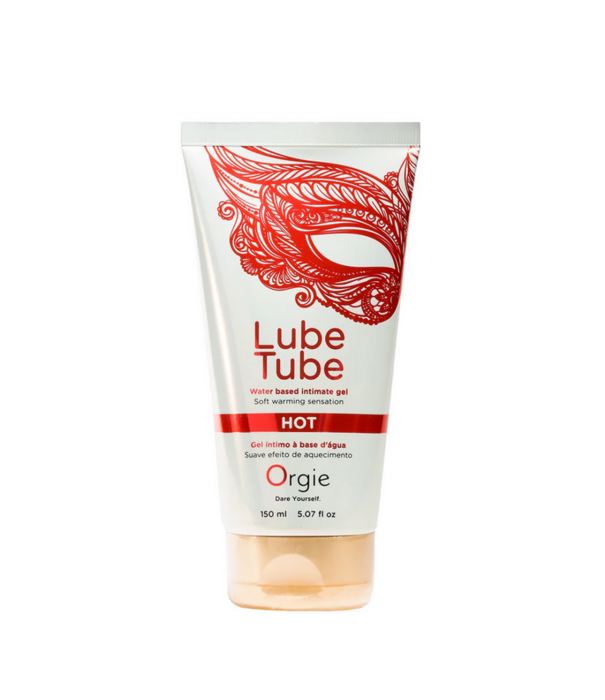 Orgie Lube Tube Hot - Waterbased Lubricant met een Warming Effect - 5 fl oz / 150 ml