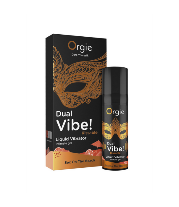 Orgie Dual Vibe! Kissable Liquid Vibrator - Sex On The Beach - 0,5 fl oz / 15 ml