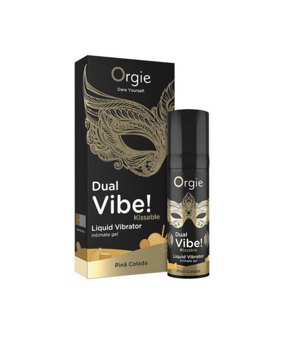Orgie Dual Vibe! Kissable Liquid Vibrator - Pina Colada - 0,5 fl oz / 15 ml