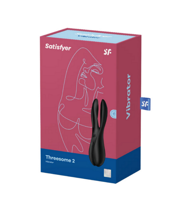 Satisfyer Threesome 2 - Vibrator - Zwart