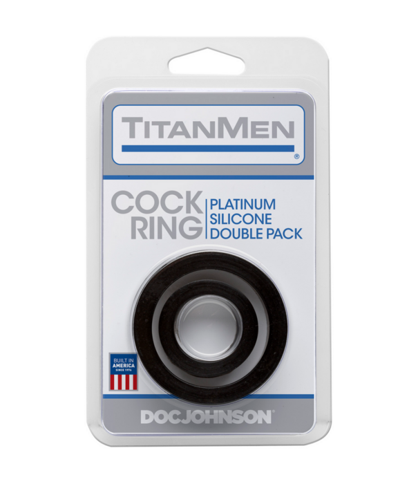 Doc Johnson Silicone Cockring Set - 2 Stuks
