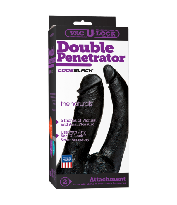 Doc Johnson Code Black - Double Dildo
