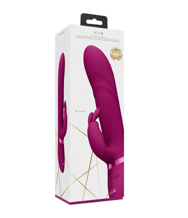 VIVE by Shots Nari - Vibrerende en Rotating Beads, G-Spot Rabbit - Roze