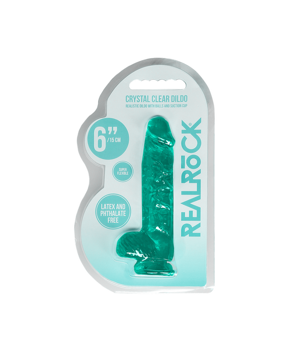 RealRock by Shots Realistische Dildo met Ballen - 6 / 15 cm
