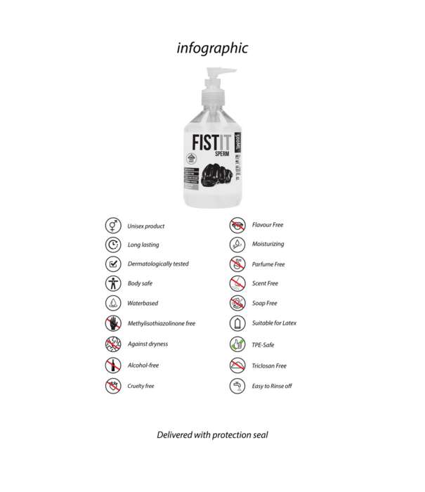 Fist It by Shots Sperm Glijmiddel - 17 fl oz / 500 ml