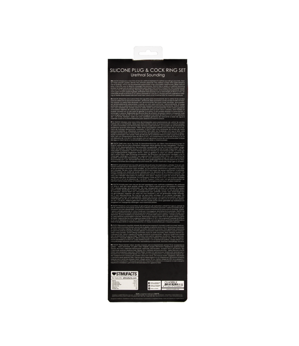 Ouch! by Shots Silicone Plug  Cockring Set