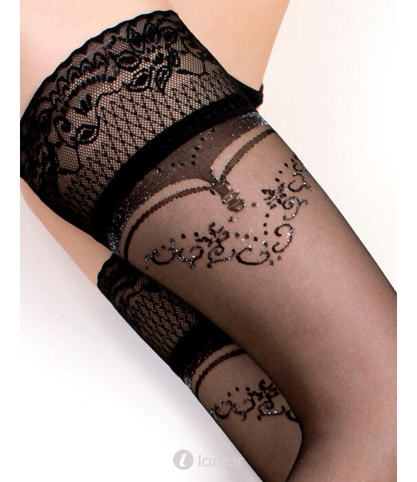 * BALLERINA Ballerina Fantasy Hold Ups Kousen 20 Denier Zwart Glinsterend