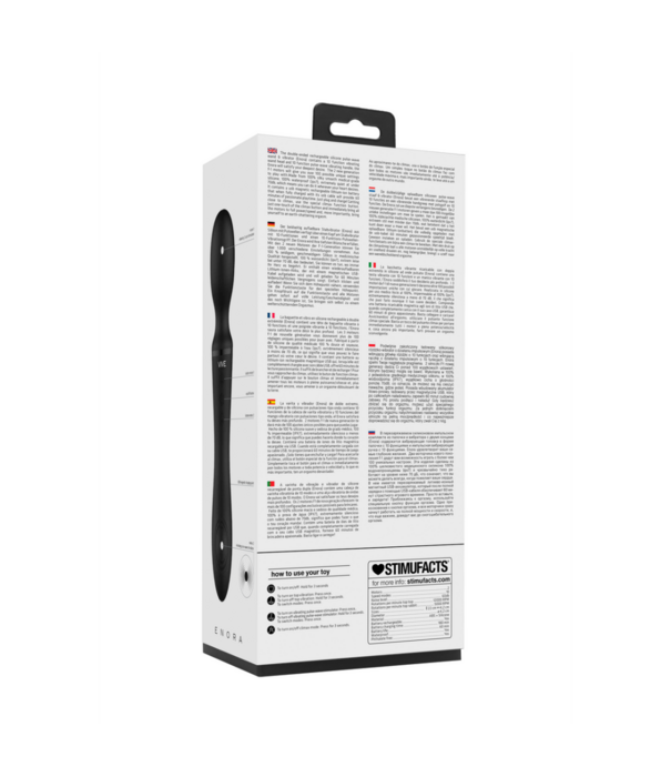 VIVE by Shots Enora - Wand  Vibrator - Zwart