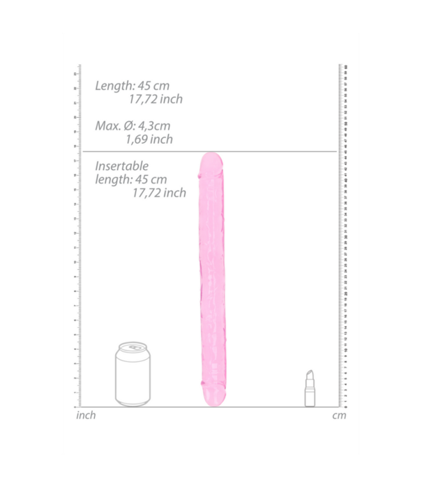 RealRock by Shots Realistische Double Dong - 18'' / 45 cm