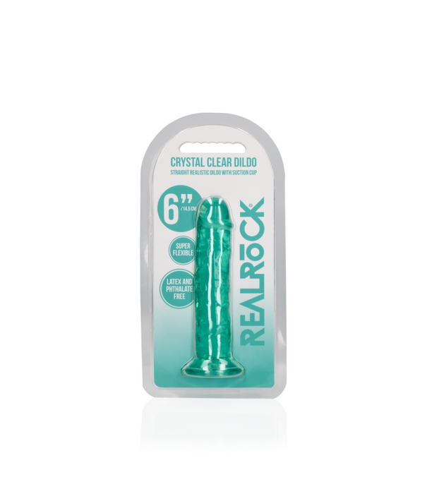 RealRock by Shots Rechtdoorn Dildo met Zuignap - 6'' / 14,5