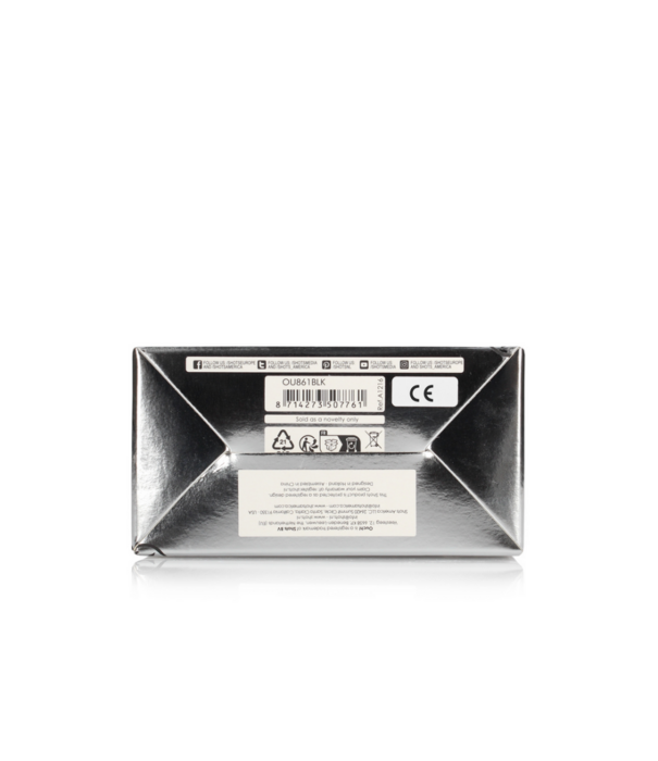 Ouch! by Shots Dual Vibrating - Oplaadbaar - 10 Snelheden Silicone Ribbed Strap-On - Verstelbaar - Zwart